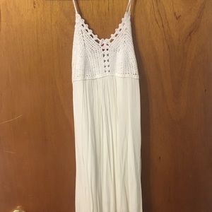 crotchet maxi dress
